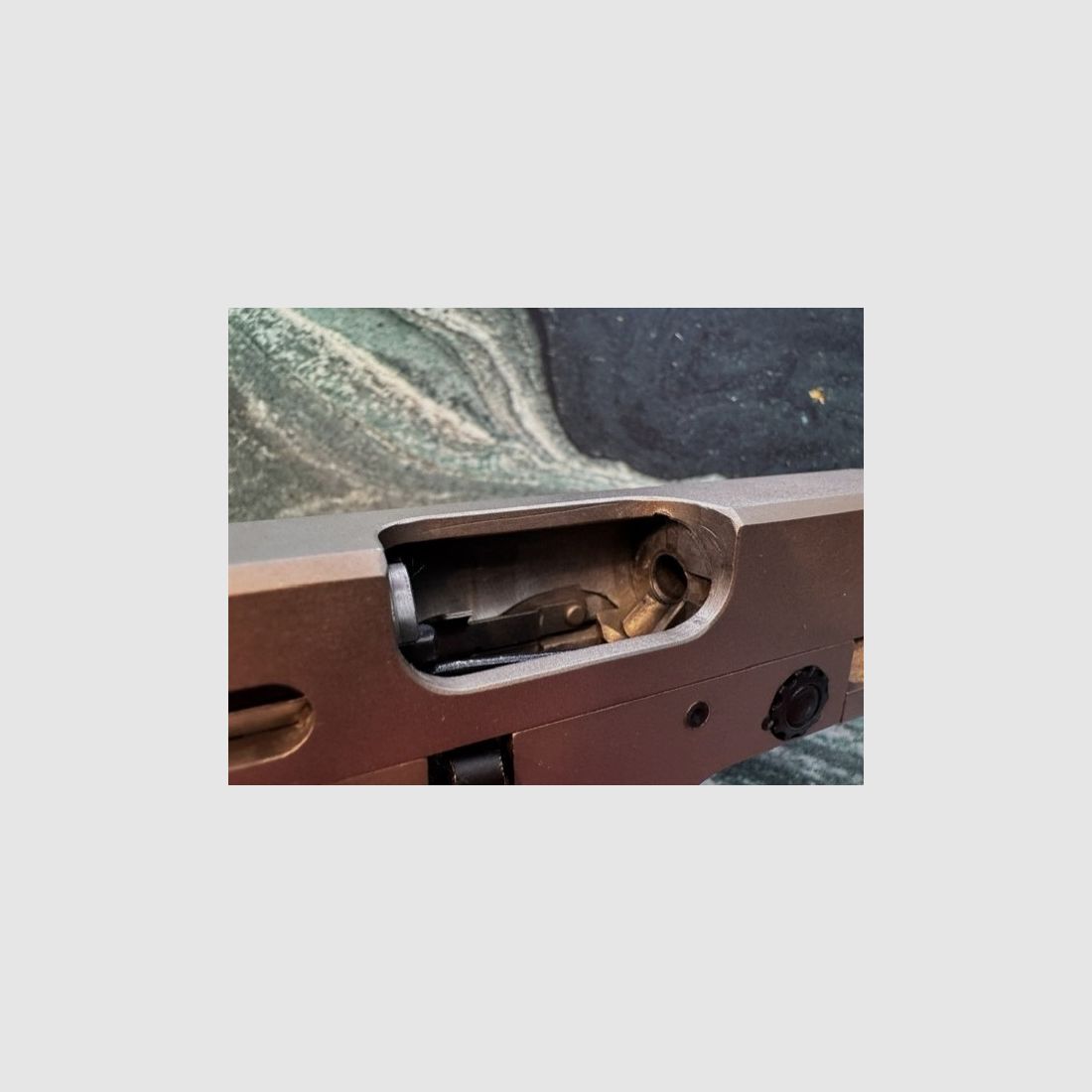 Walther GSP .22 l.r. met barrel weight