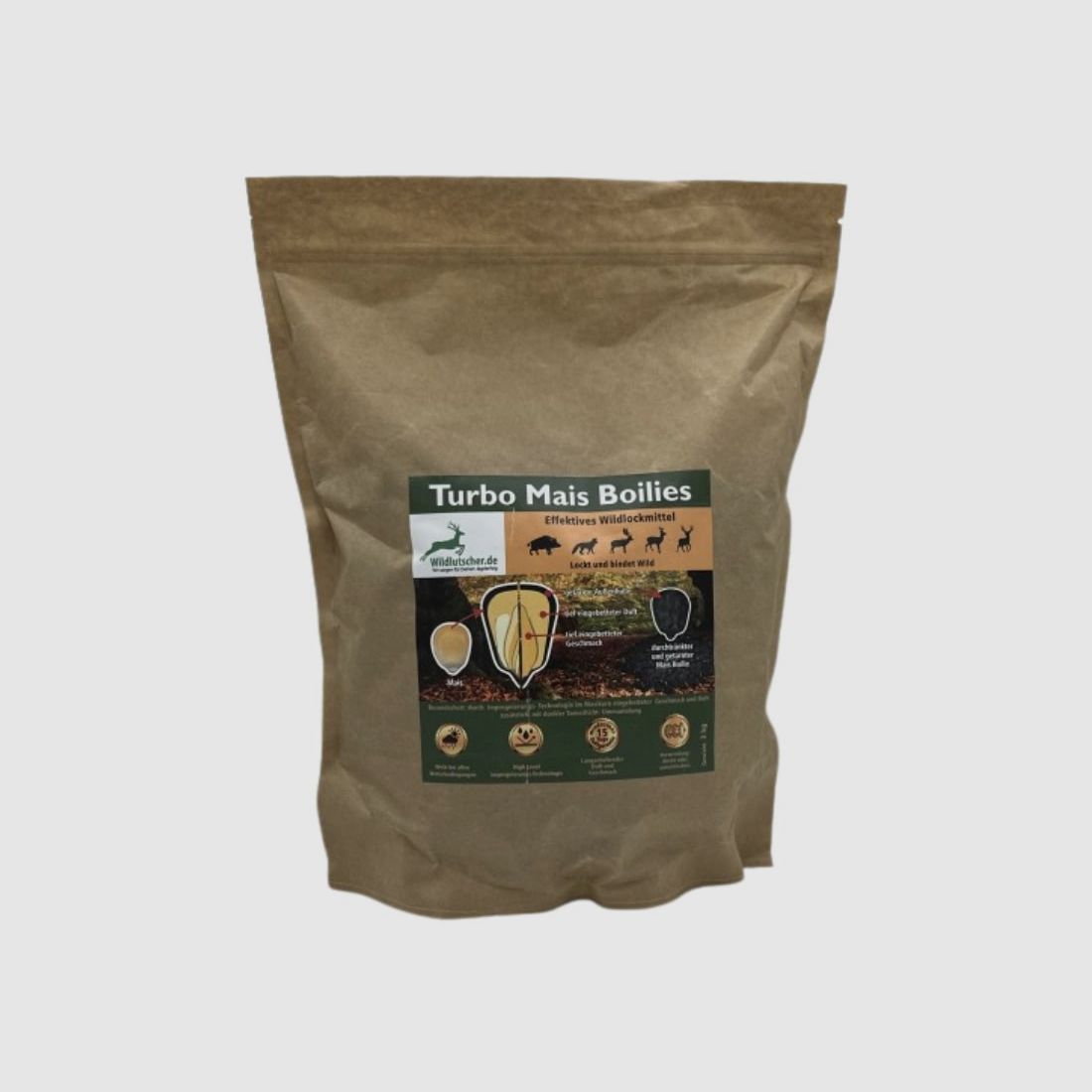 Wildlutscher Turbo Mais Boilies 3 kg