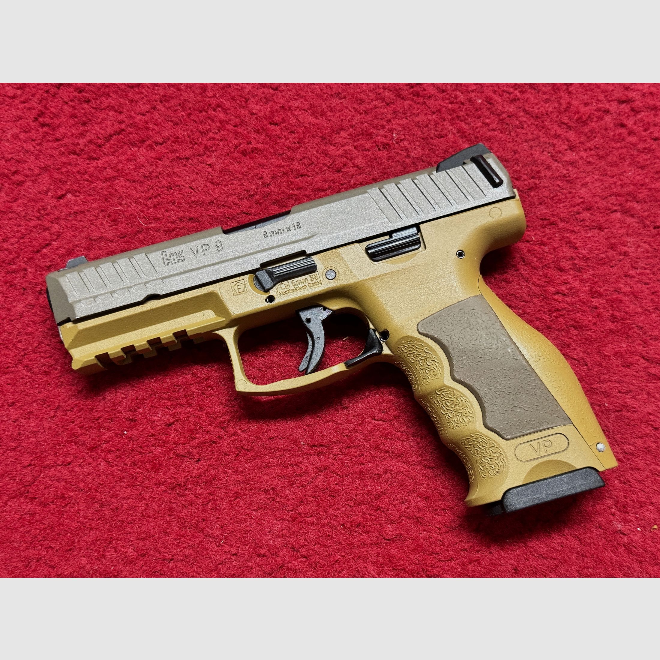 VFC H&K VP9 Airsoft GBB Pistole 6mm mit Koffer Defekt !!!!