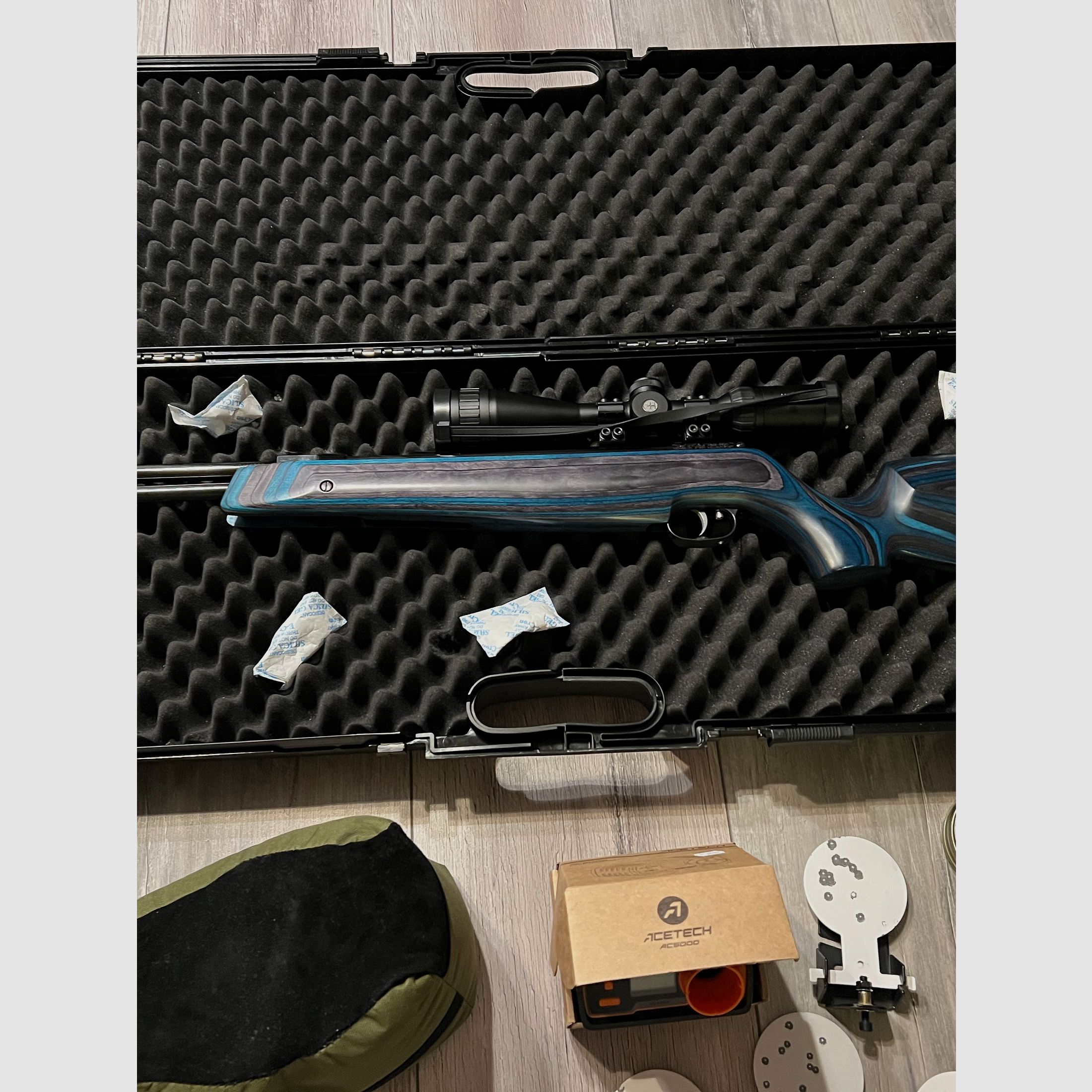 Weihrauch HW97K inkl. Hawke Airmax Zielfernrohr und Zubehör