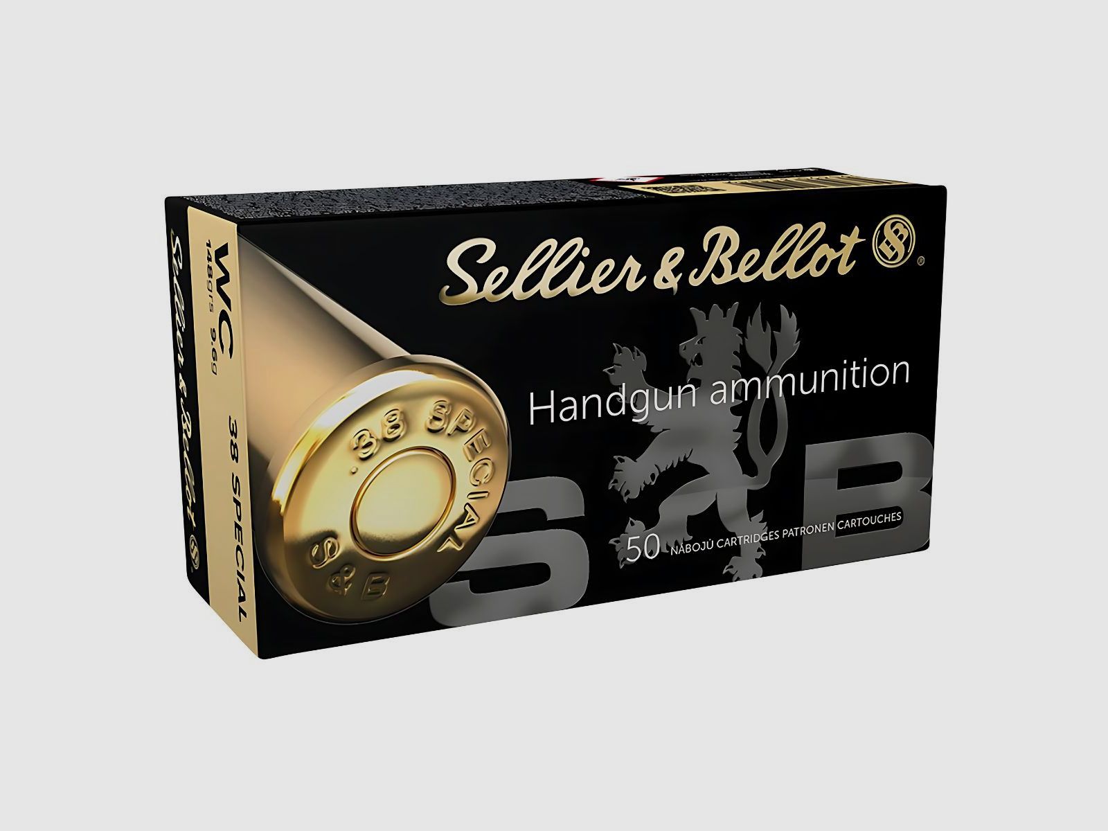 .38 Spec. Sellier & Bellot WC 148 g/9,6 g (V311002), imagen 1 de 2