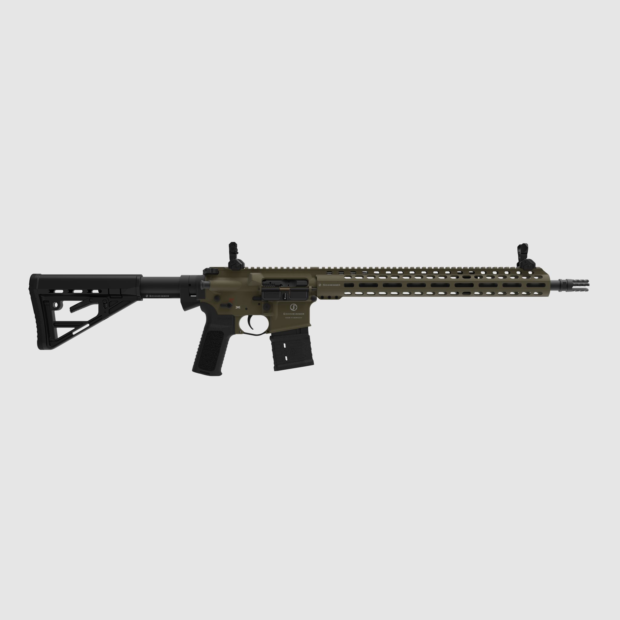 SCHMEISSER AR15 M5FL Slim Line – 16,75" / .223 Rem - OD Green
