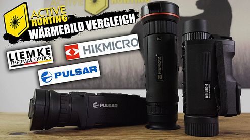 Wärmebildgeräte - Pulsar Helion 2 XP50 Pro, Liemke Keiler 1 und Hikmicro Falcon FQ50 im Vergleich