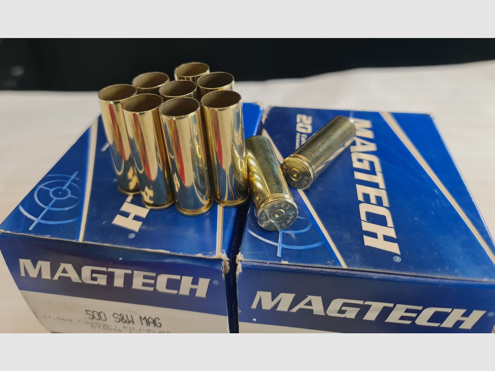 .500 S&W Magnum Wiederlader Material