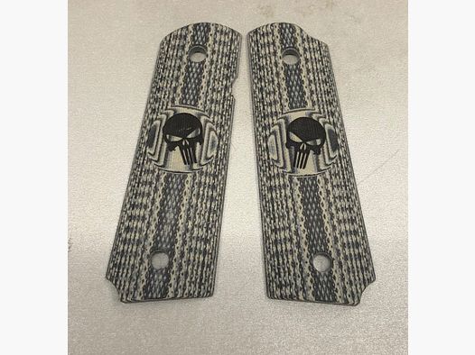 VZ Grips per 1911 Punisher Full Size Grey (PUNISHER#1-TD-BDS-A)