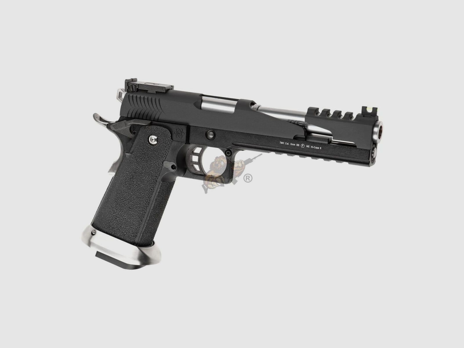 WE Hi-Capa 6 T-Rex Customs Titanium Barrel Full Metal GBB Blue -F-, image 1 sur 5