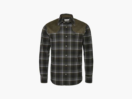 Chevalier Kühles Schießpassform Coolmax Herren Pinegrove Green Checked L