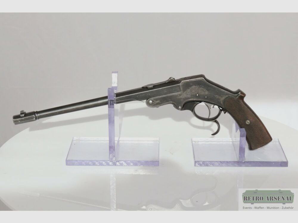 Scheibenpistole Langenhahn Mod. 1893 Griffhorn