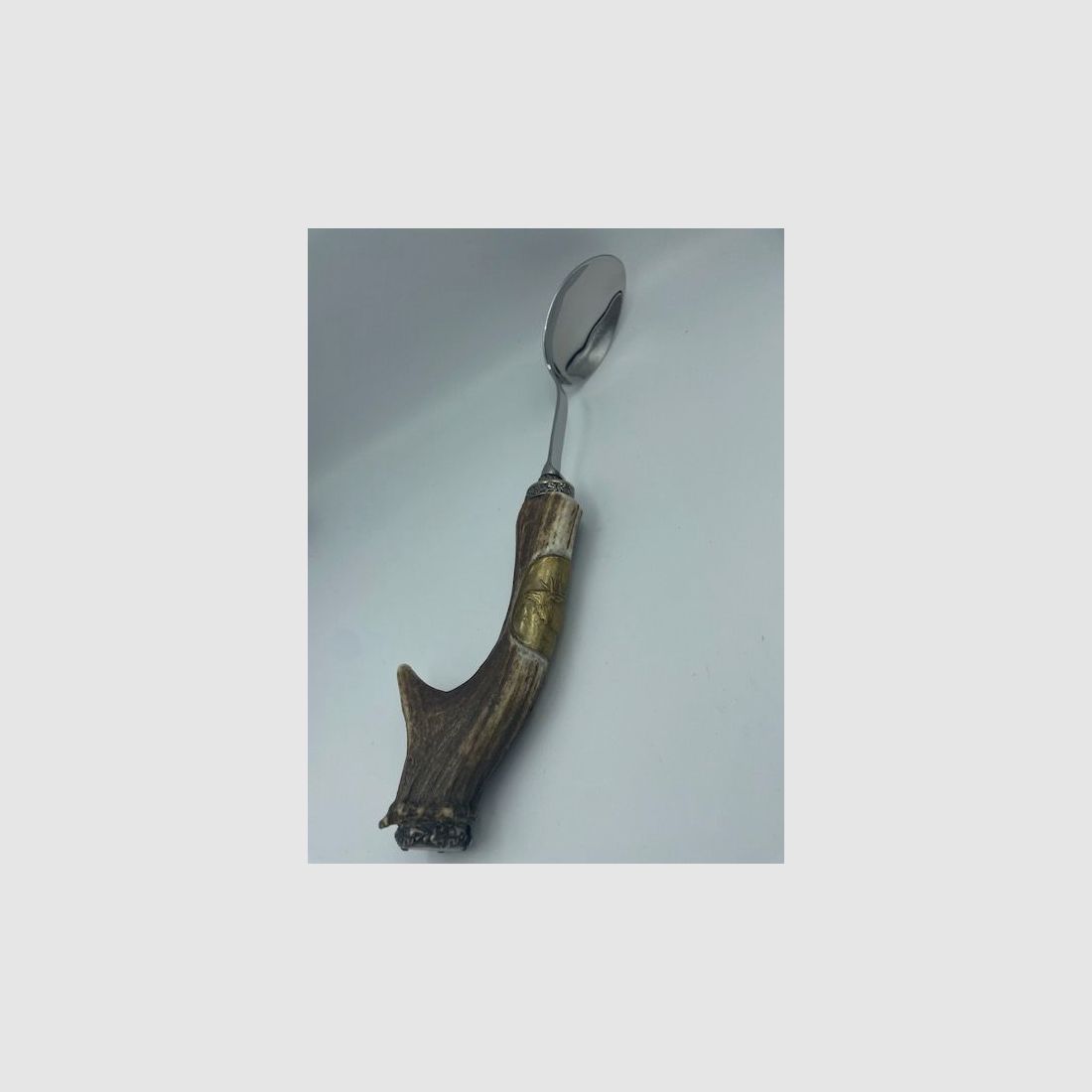 Louche à sauce en corne de cerf – 1 pièce
