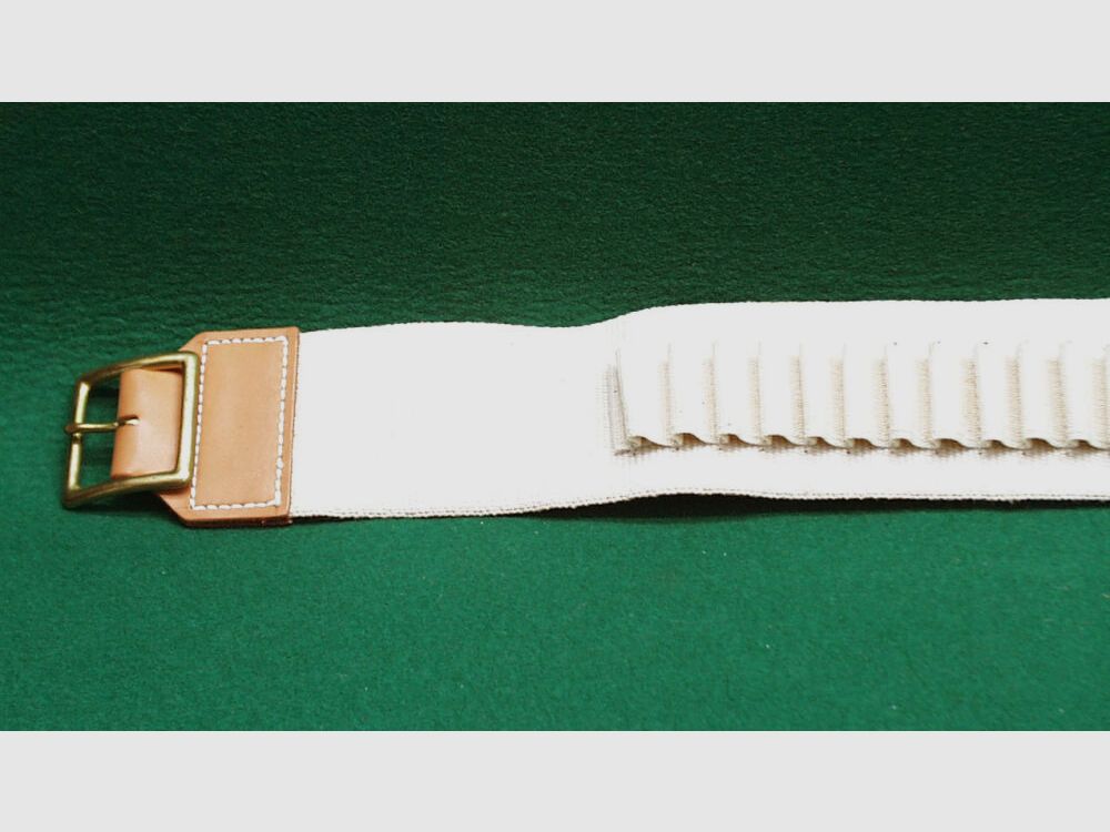 C.Sharps Arms cartridge belt, linen