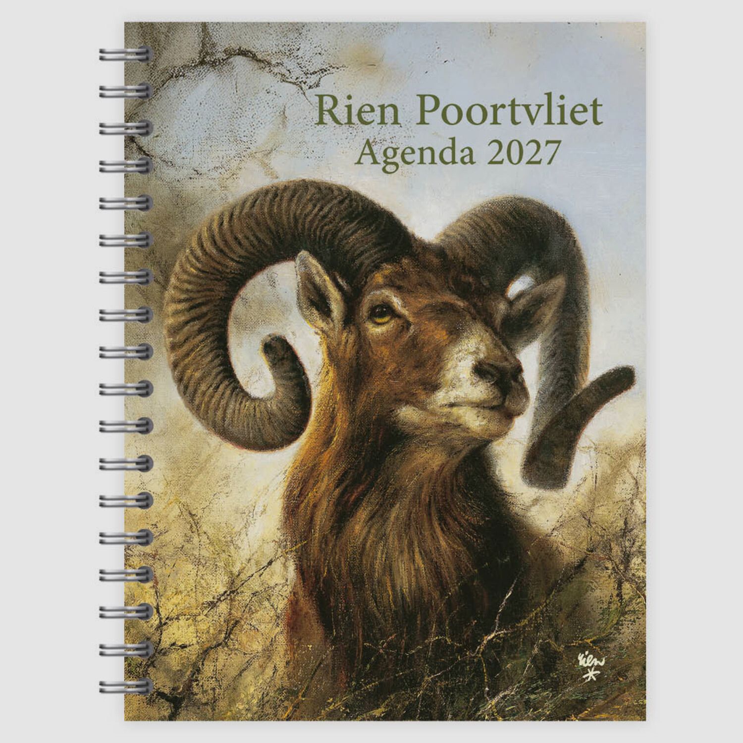Rien Poortvliet Schreibtischkalender Mufflon 2027