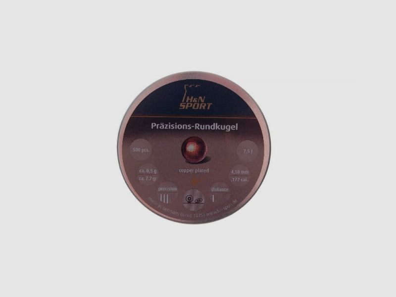 H&N Balles rondes 4,5 mm, image 1 sur 4