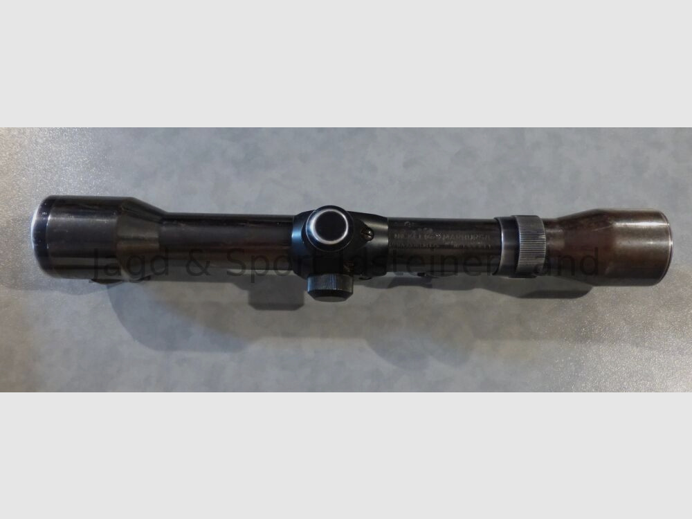 Nickel -Marburg-, "Supra" 4x36, Abs. 1, Stahltubus Rüdiger, 2,5 x Vergrößerung, Abs. 1, Stahltubus