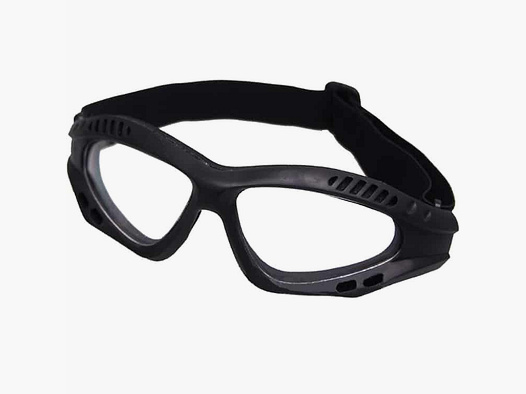 DELTA SIX FlexProtect Gafas de protección Airsoft (negro - cristal claro)