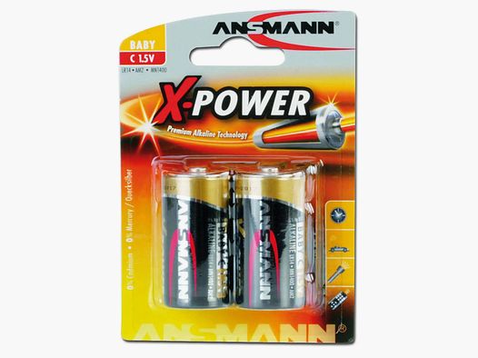Ansmann Ansmann Batterie Baby C X-Power 2er-Pack