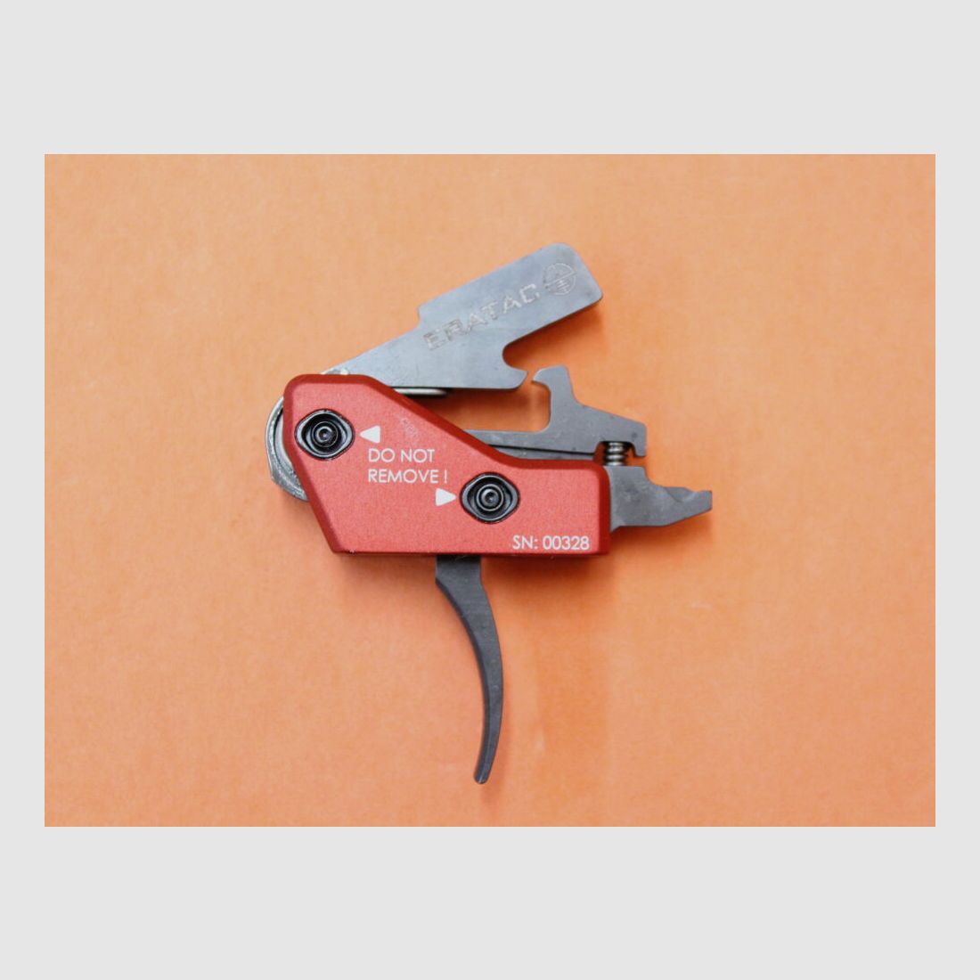 ERATAC AR-15 Switchable Sport Trigger ERATAC Trigger Curved Single Stage (10/15 N), e.g. Aim15/OA-15