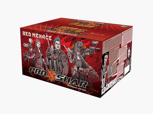 ProShar RED MENACE Premium Scenario Paintballs (scatola da 2000)