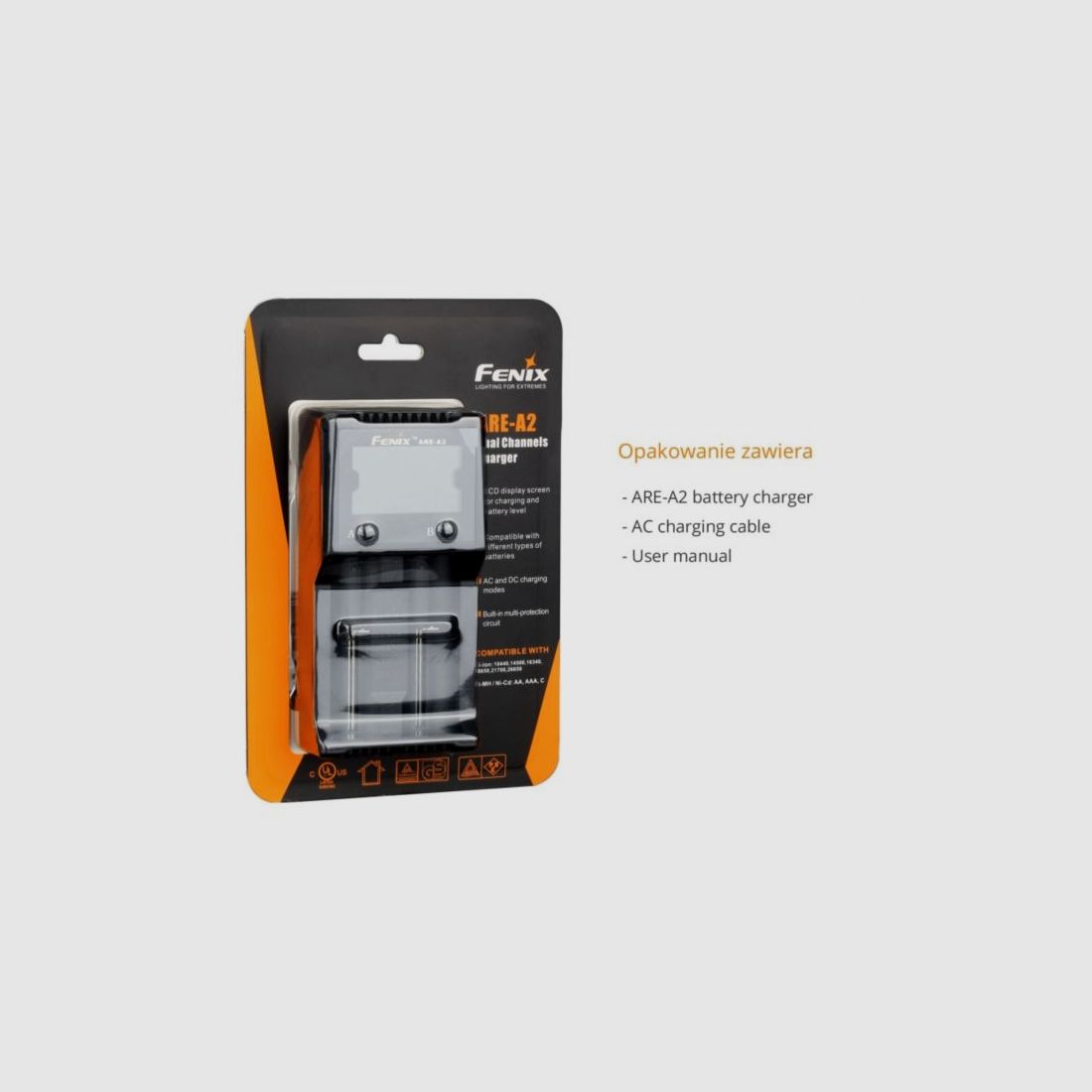 Fenix ARE-A2 mains charger, image 3 of 8