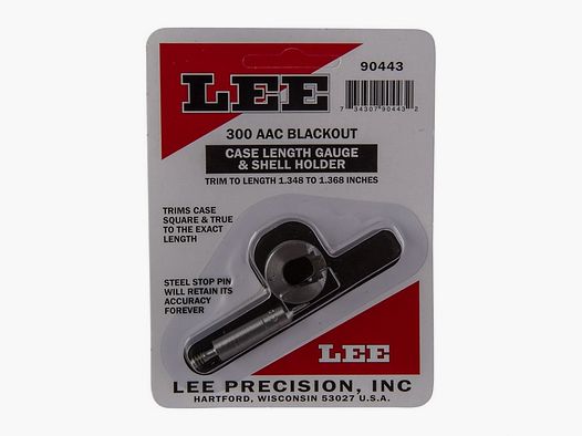 LEE PRECISION LEE LENGTH GAUGE/SHELLHOLDER, 300 AAC BLACKOUT