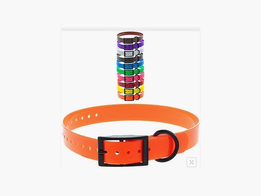 Halsband CANIHUNT XTREME ORANGE 2.5x0.25x65cm doppelte Schnalle