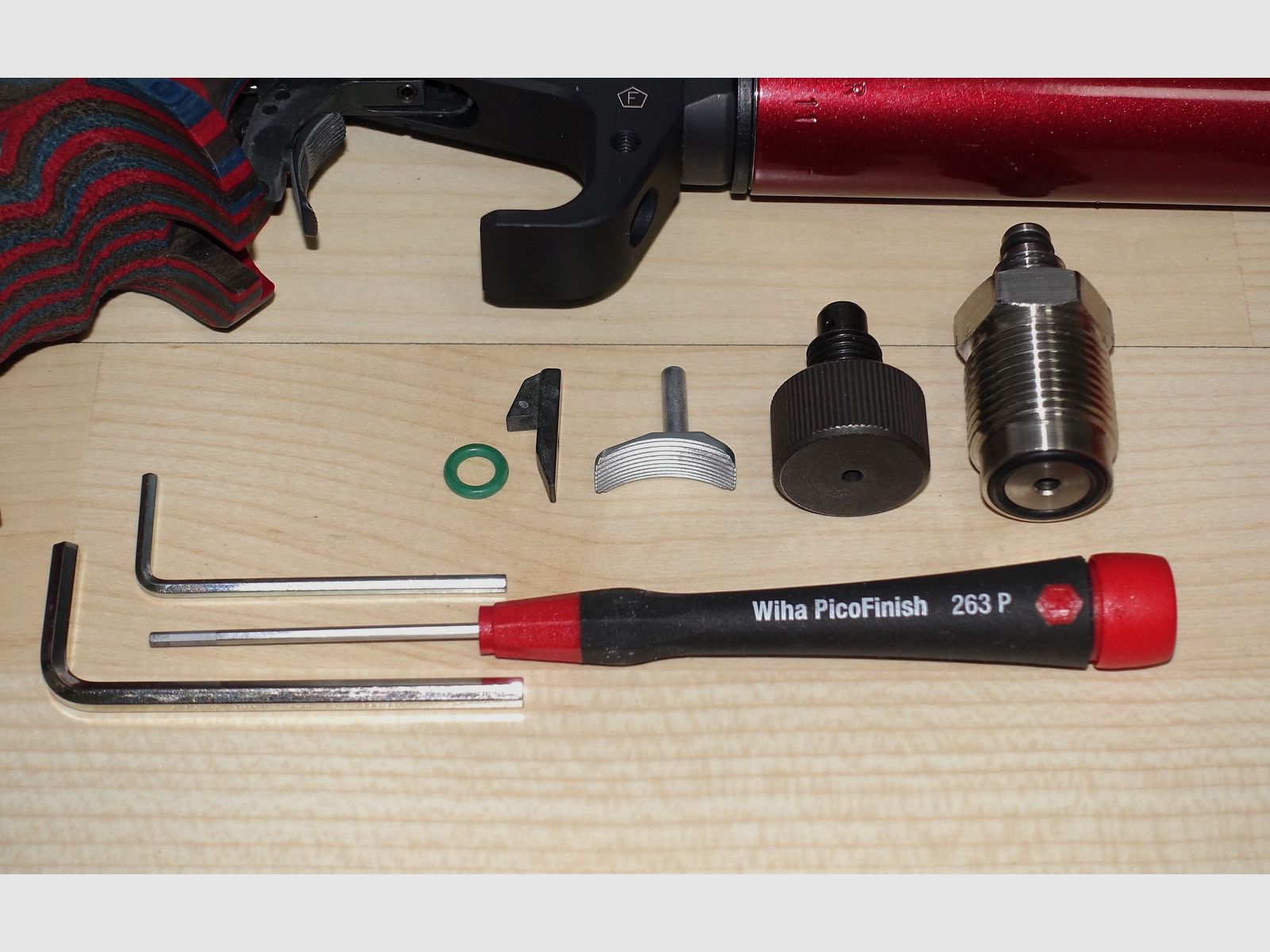 Tesro Pressluft Matchpistole PA10 / Top Zustand mit Zubehör