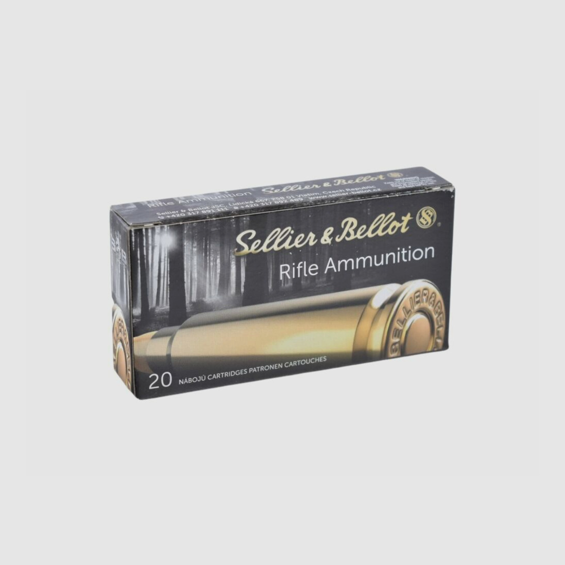 Sellier & Bellot .22 Hornet SP 45grs / 2,9g