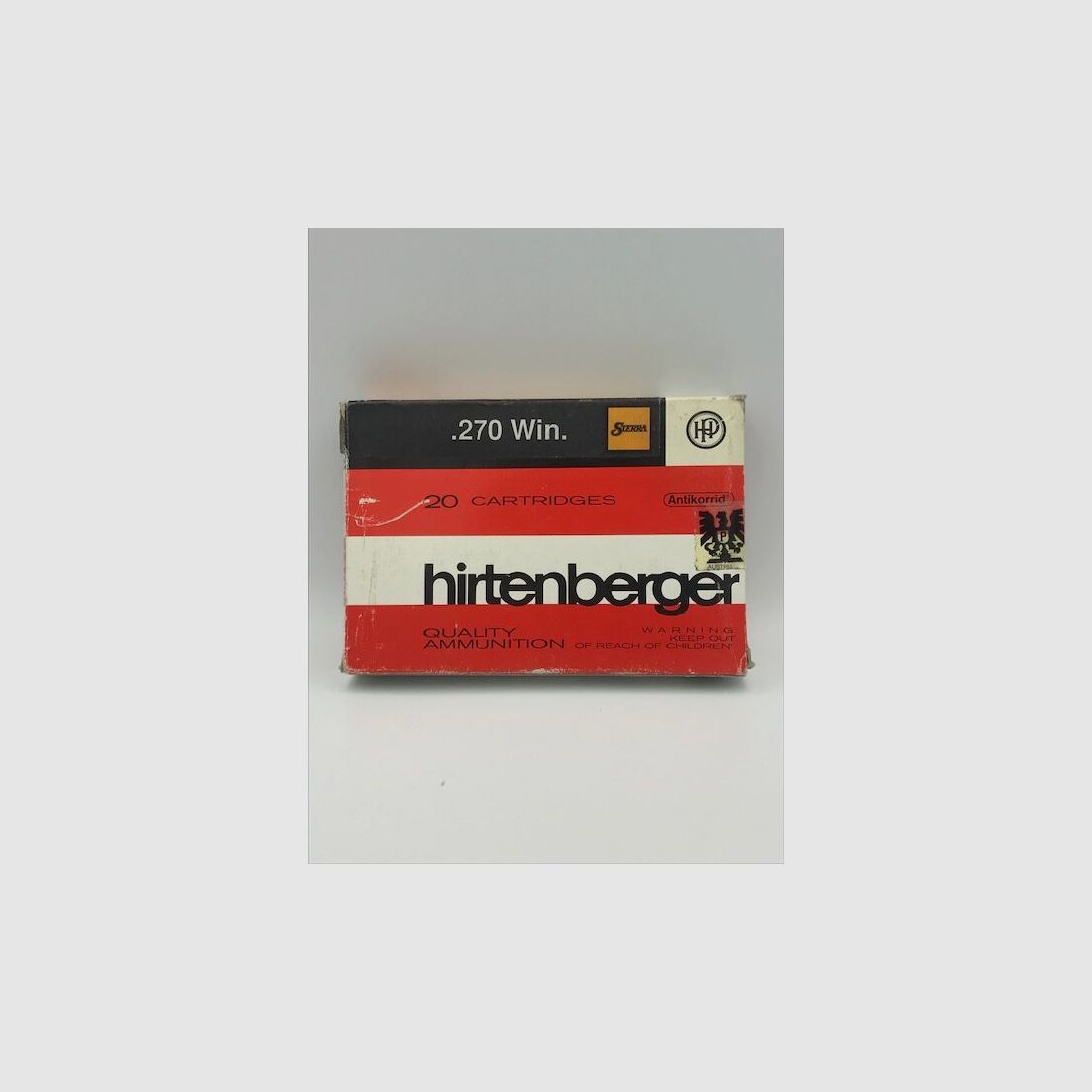 HIRTENBERGER geweermunitie .270 Win. Sierra 8,4 g. 130 gr.