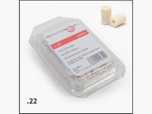 VFG Fieltros limpieza armas COMFORT cal. .22 – 80-und