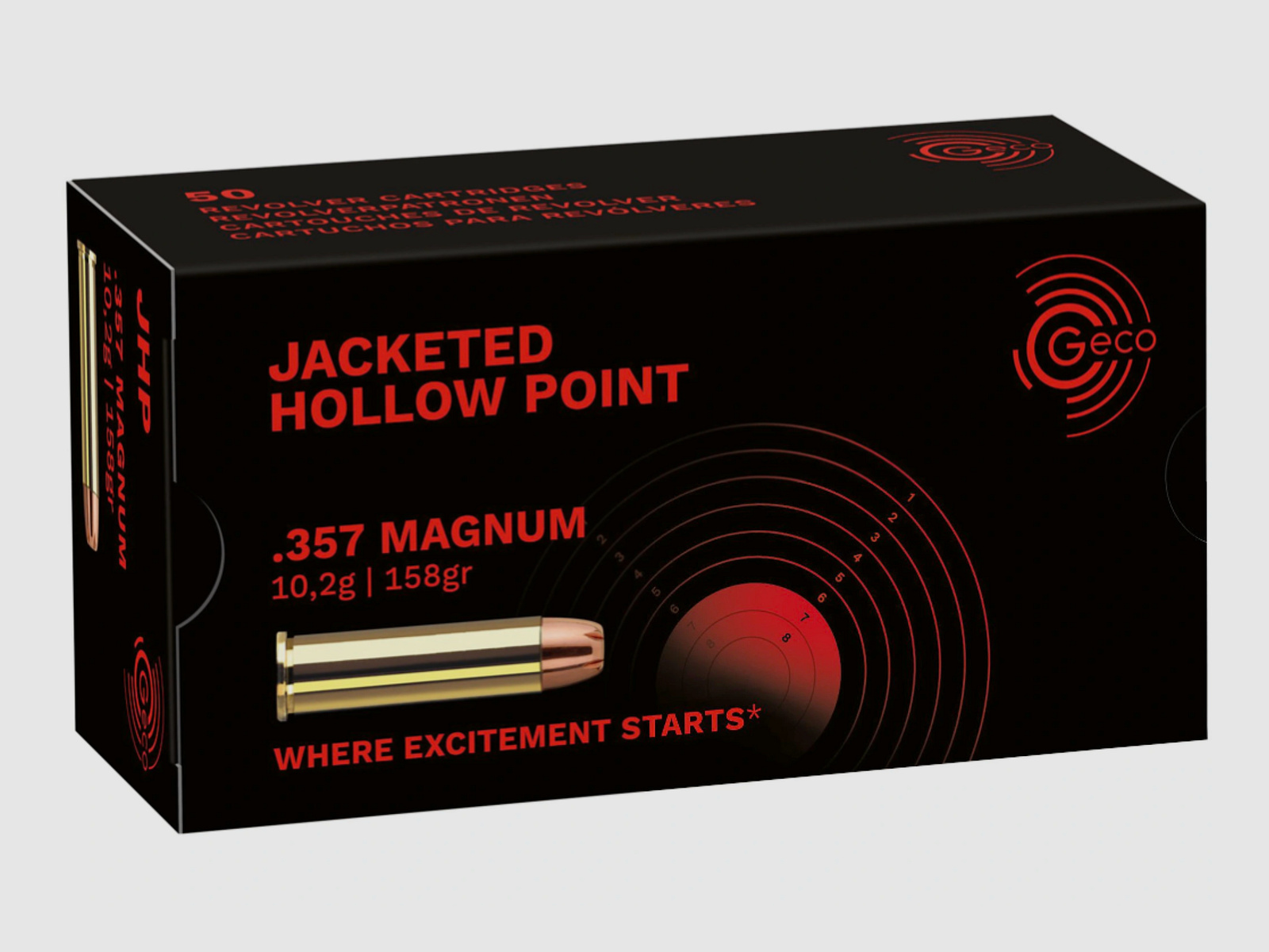 GECO 2317721.357 Magnum Hohlspitz 10,2g / 158grs.