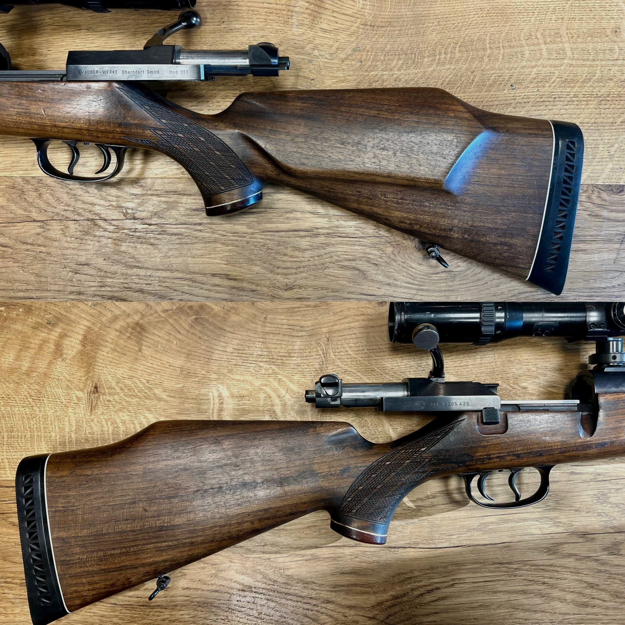 Mauser	 66S mit Schmidt&Bender und Schalldämpfer