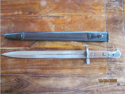 Seltenes Wilkinson Parade Bajonett M 1903 für SMLE Lee Enfield No1 Mk III der königlich afghanischen Armee