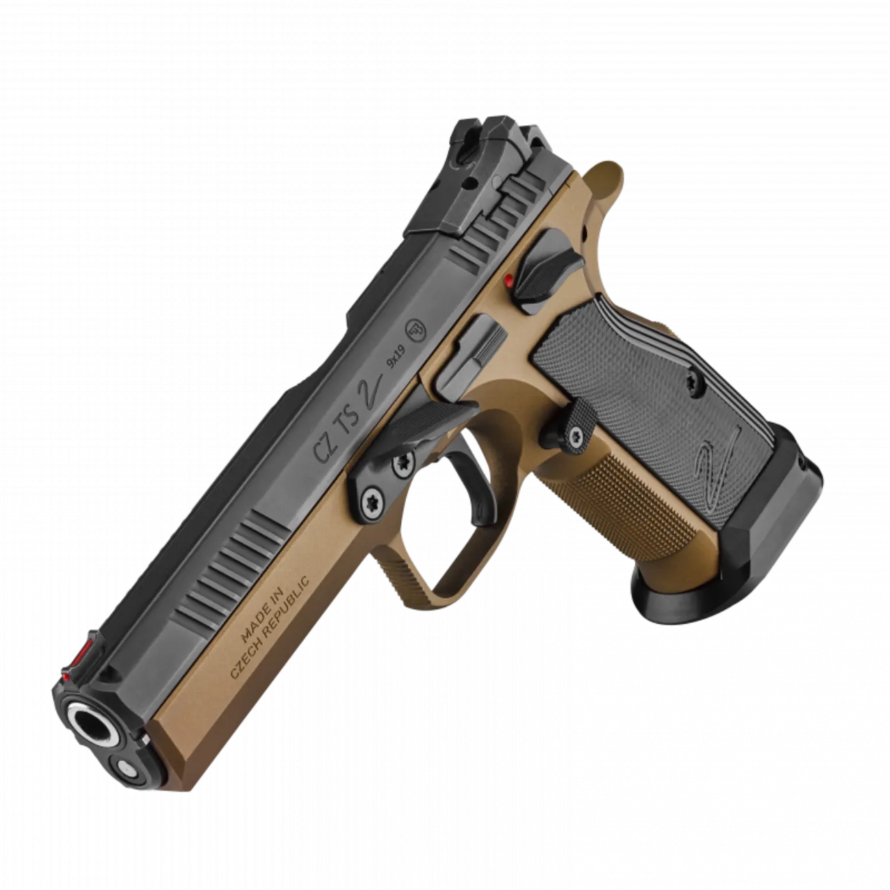 Pistole CZ TS 2 Deep Bronze 9mm Para 20-Schuss – IPSC-Sportpistole, Bild 3 von 3
