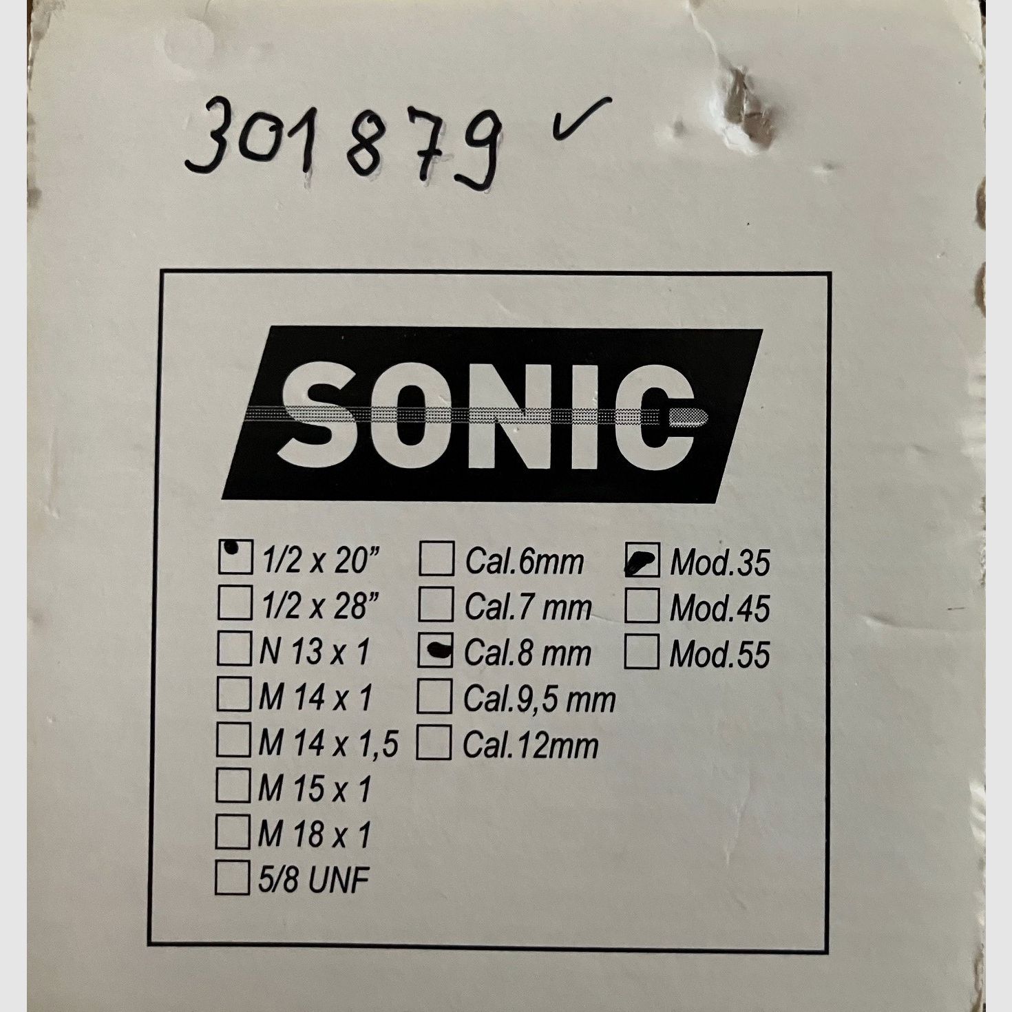 SONIC suppressor Cal. 8 mm – Thread 1/2” x 20 like new TOP, imagen 5 de 5