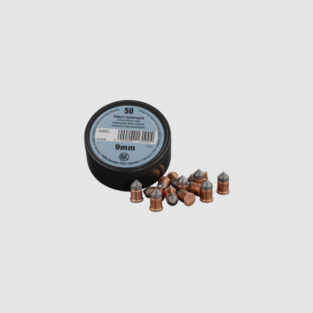 RWS CARTOUCHE FLOBERT 9MM POINTUE 50 PCS EMBALLAGE