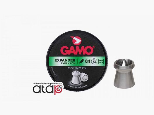Expander Gamo Boîte De 250 Munitions Plomb 4,5 mm