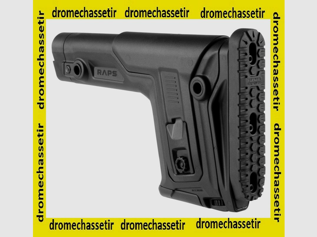 Tactische kolf Fab Defense RAPS, wangsteun, verstelbaar voor chassis en AR15, zwart, afbeelding 4 van 4