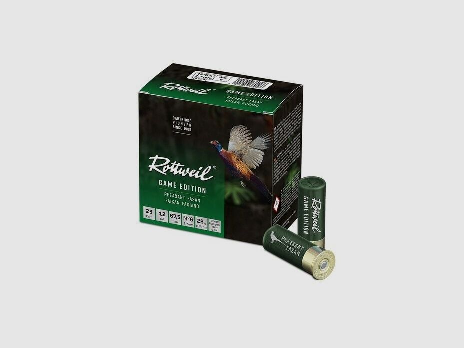 Rottweil 28g Game Pheasant 2.7mm 25PCS 12/67.5