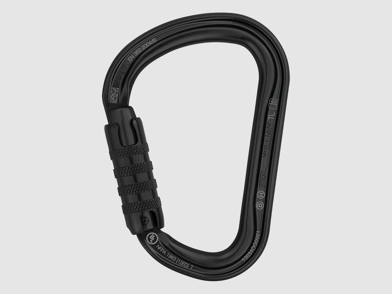 Petzl Karabiner William Triact Lock zwart
