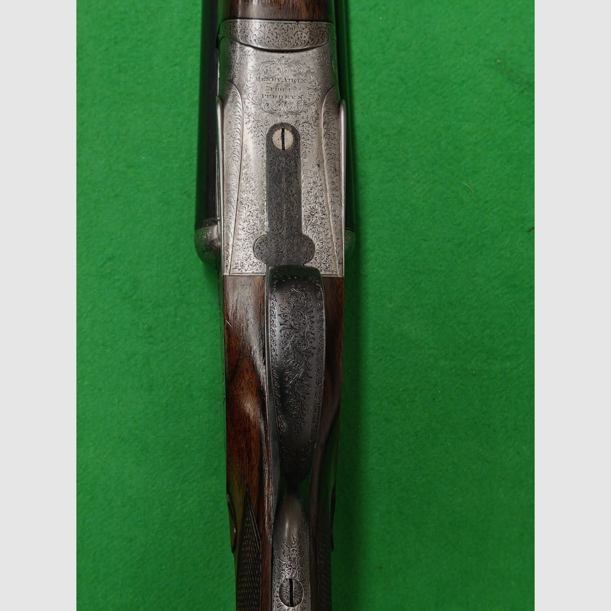 Purdey Doppelflinte 12/70 pieza única hecha a mano Henry Atkin