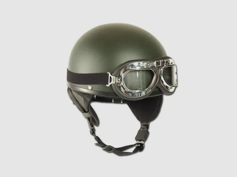 Mil-Tec Retro Helm Halbschale oliv