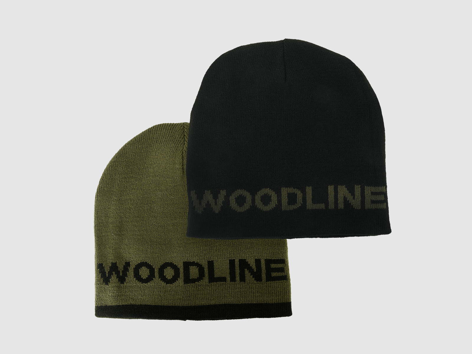 Cappello Woodline, reversibile, verde/nero