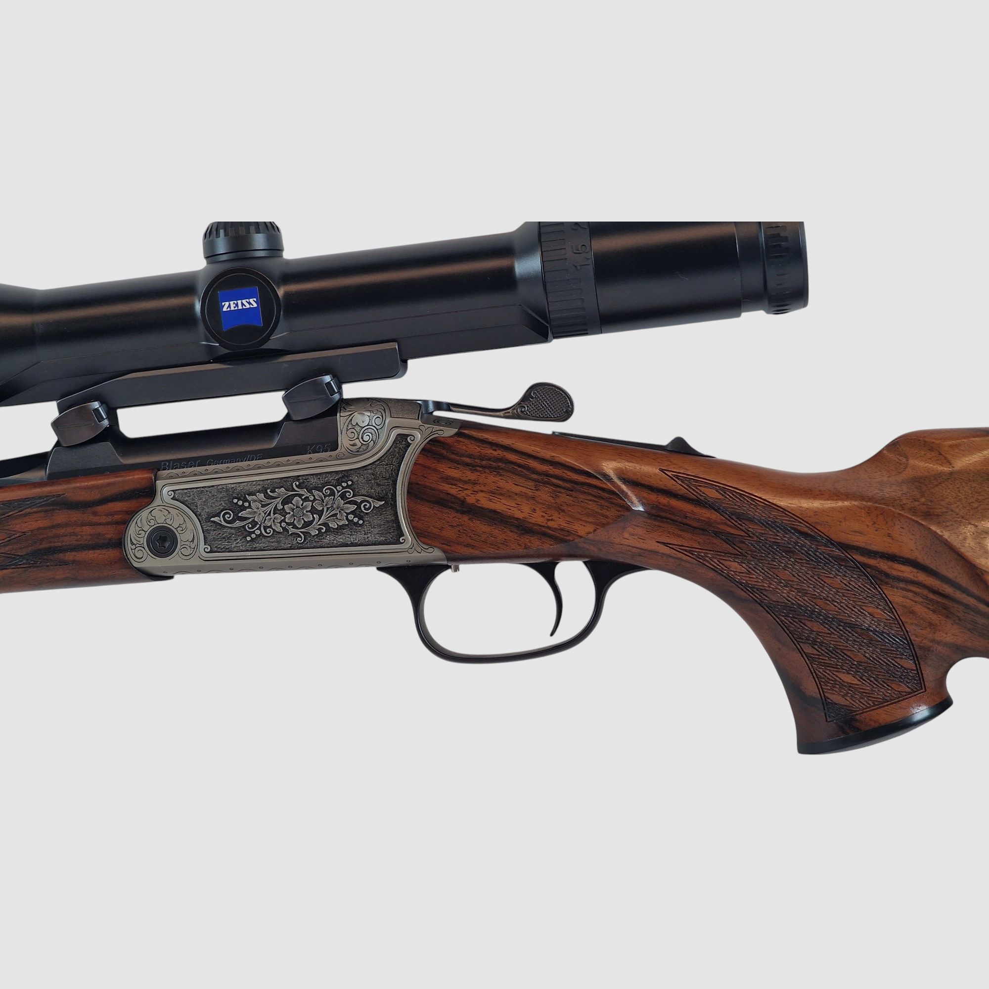 Blaser Mod. K 95 Luxus Achtkantlauf im Kal. 7x65R mit Zeiss 1,5-6x42 LP