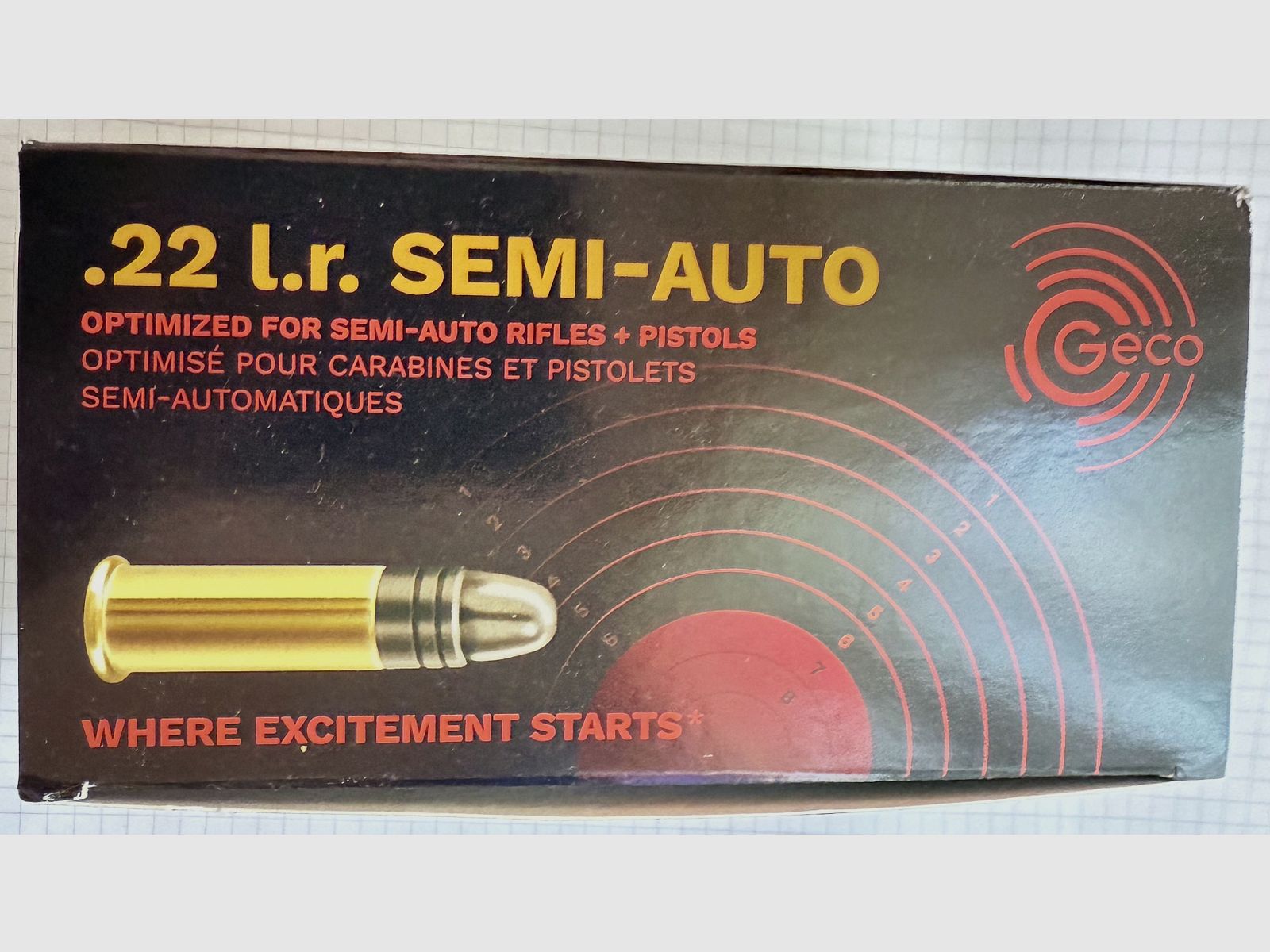 1000 strzałów Geco Semi Auto .22 l.r. lfb