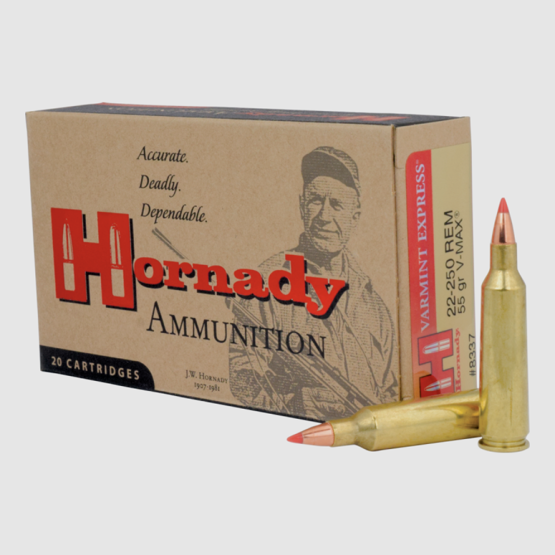 22-250 Rem Hornady VARMINT EXPRESS® 55 gr V-MAX® VE20