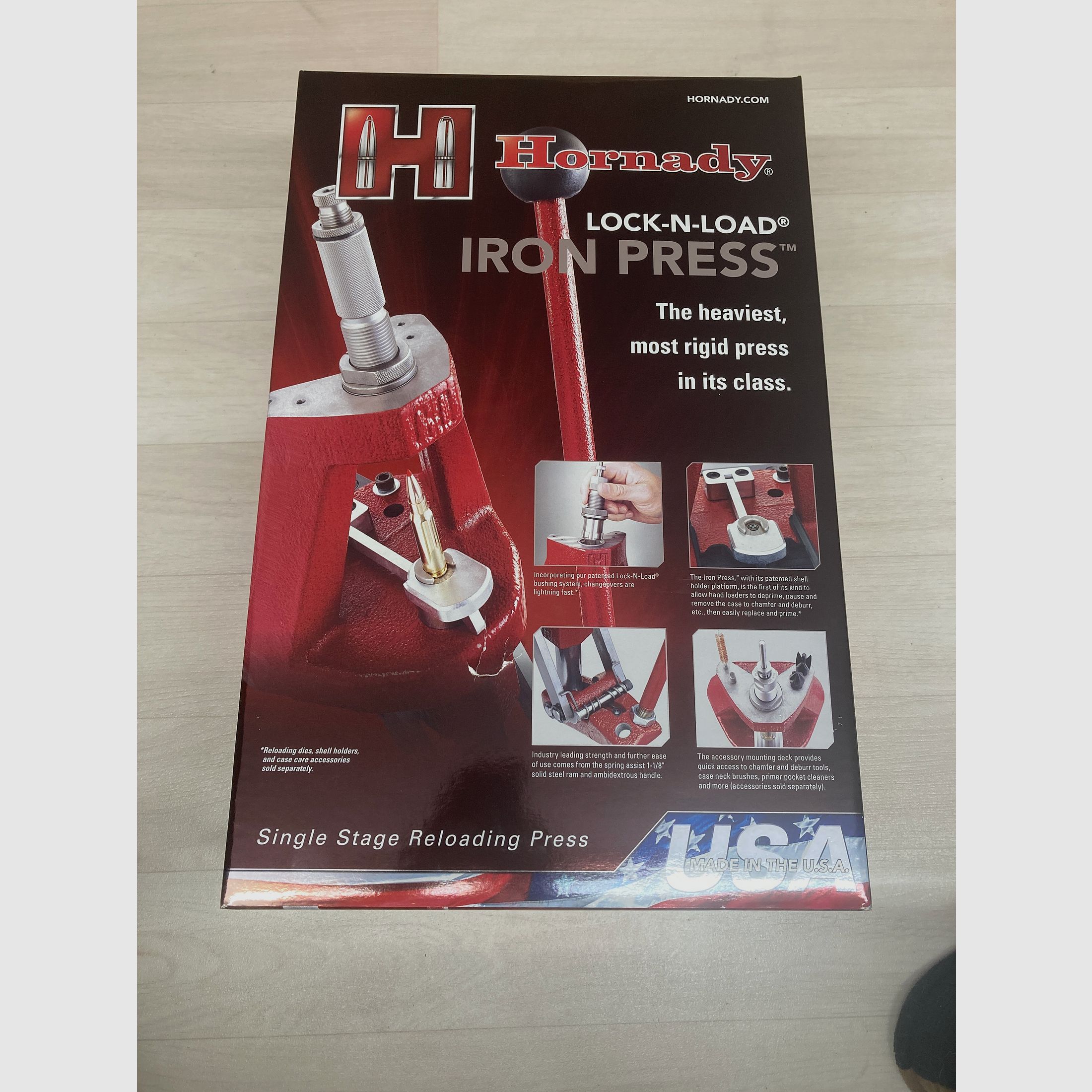 Hornady Lock-n-load Iron Press Einsationenpresse, neu, OVP
