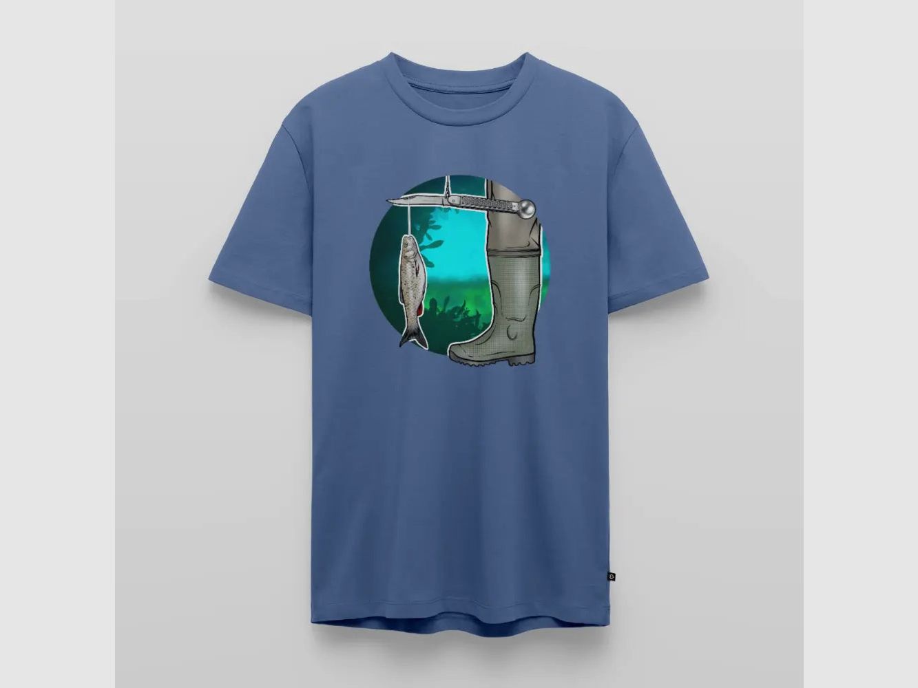 PUMA Heren Premium T-Shirt "Waagemesser – Petri Heil"