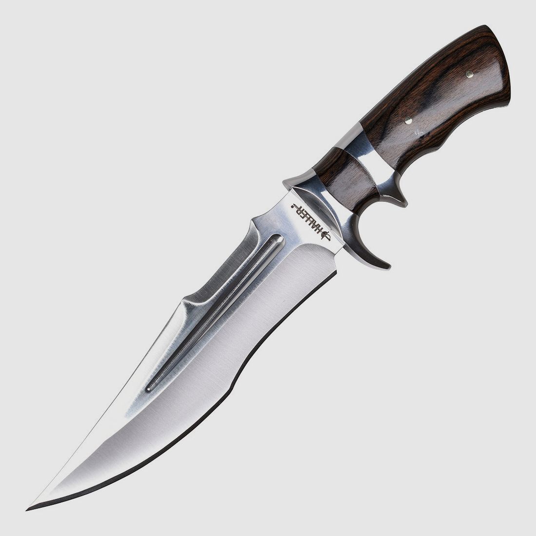 Bowie knife with pakkawood handle