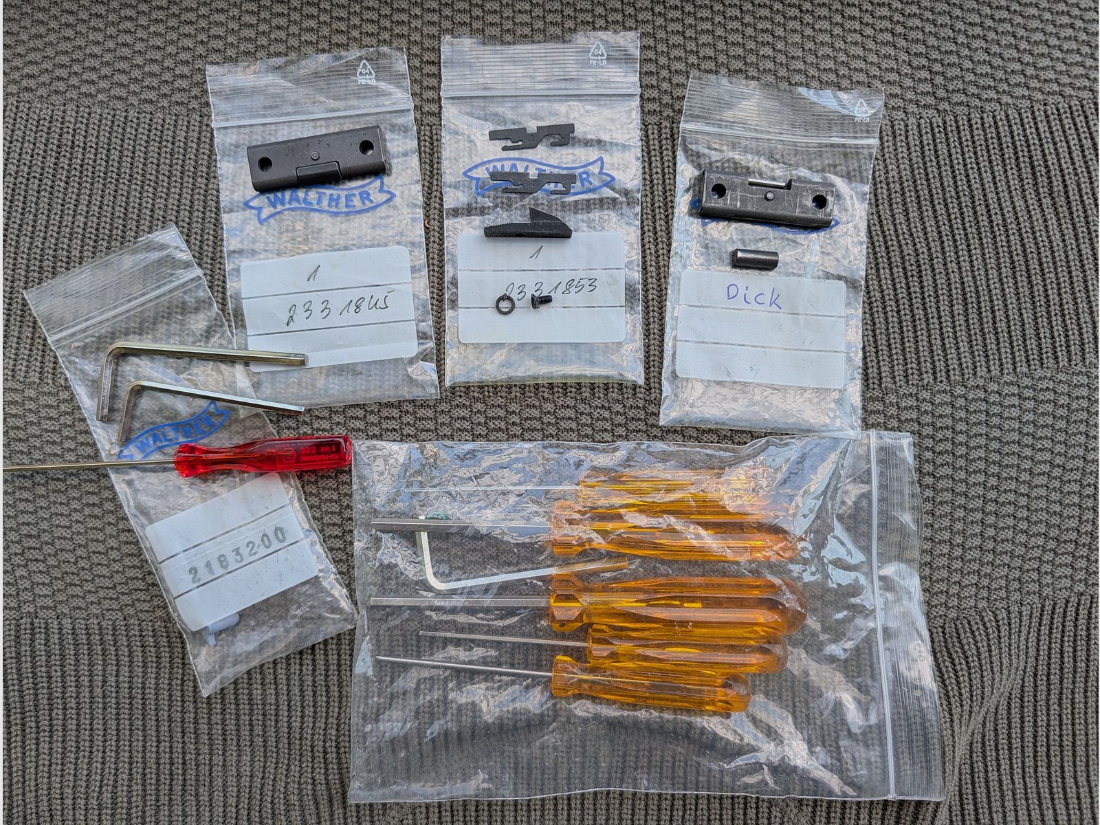 Walther GSP Expert .22lr con sistema intercambiabile .32 s&w in condizioni molto buone