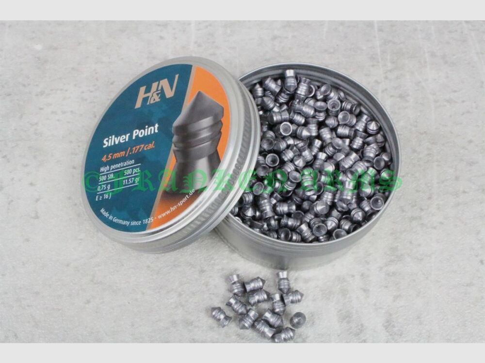 H&N Silver Point 4,50mm 500 Stück