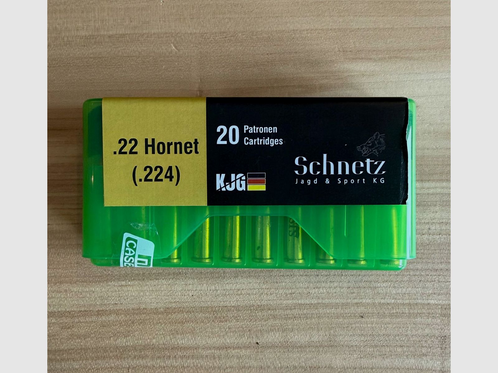 SAX Munition Kal. 22 Hornet bleifrei